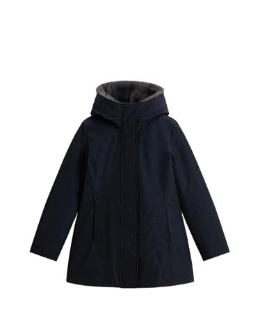 울리치 [해외직구][P13]WOOLRICH CFWWOU2265FRUT0001DKN 여성 파카자켓 다운파카 후드자켓 재킷 패딩 로고 코트 WOOLRICH BOULDER MIDI PARKA COAT