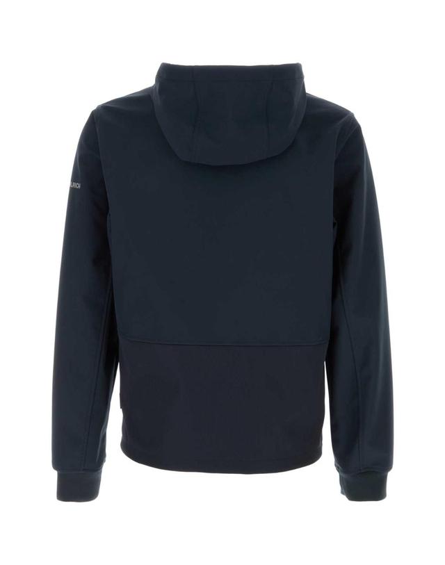 울리치 [해외직구][X45]WOOLRICH CFWOOU1155MRUT3496 3989 남성 블레이저 봄버 캐주얼자켓 Navy blue stretch polyester jacket 착용컷