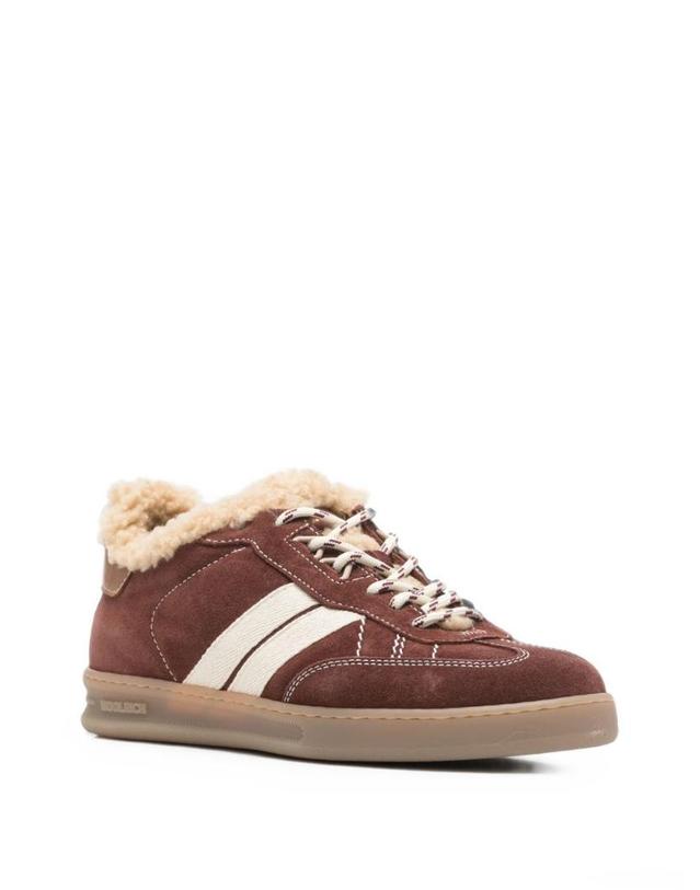 울리치 [해외직구][P13]WOOLRICH WFW262514ASMEW 여성 로우탑 하이탑 스니커즈 단화 에스빠듀 로퍼 구두 WOOLRICH LEATHER SNEAKERS 착용컷