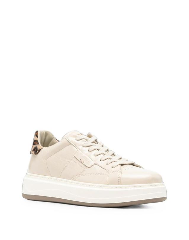 울리치 [해외직구][P13]WOOLRICH WFW262520CV0ES 여성 로우탑 하이탑 스니커즈 단화 에스빠듀 로퍼 구두 WOOLRICH LEATHER SNEAKER 착용컷