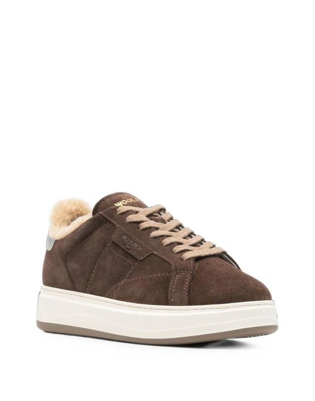 울리치 [해외직구][P13]WOOLRICH WFW262521BDMEN 여성 로우탑 하이탑 스니커즈 단화 에스빠듀 로퍼 구두 WOOLRICH LEATHER SNEAKERS 착용컷