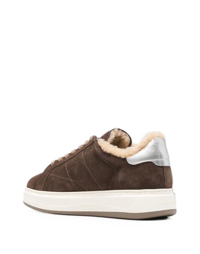 울리치 [해외직구][P13]WOOLRICH WFW262521BDMEN 여성 로우탑 하이탑 스니커즈 단화 에스빠듀 로퍼 구두 WOOLRICH LEATHER SNEAKERS 착용컷
