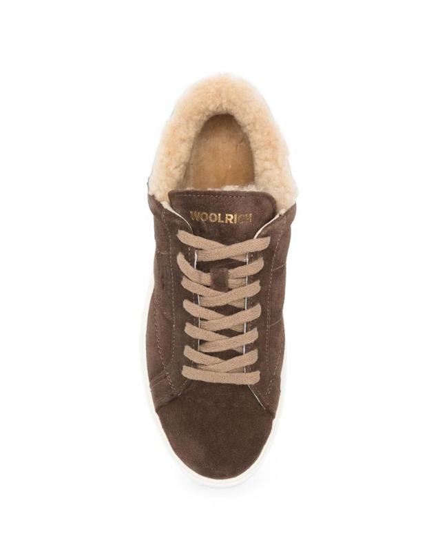 울리치 [해외직구][P13]WOOLRICH WFW262521BDMEN 여성 로우탑 하이탑 스니커즈 단화 에스빠듀 로퍼 구두 WOOLRICH LEATHER SNEAKERS 착용컷