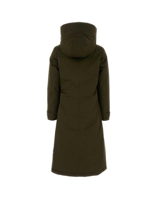 울리치 [해외직구][X45]WOOLRICH CFWWOU2239FRUT1974 614 여성 패딩 다운자켓 다운베스트 푸퍼자켓 Khaki cotton Best down jacket 착용컷