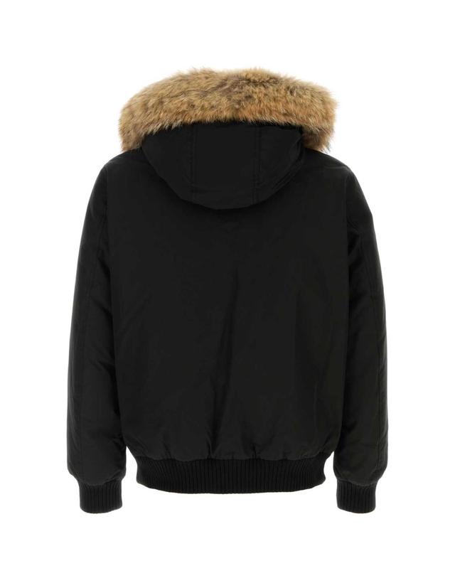 울리치 [해외직구][X45]WOOLRICH CFWOOU2238MRUT0001 BLK 남성 블레이저 봄버 캐주얼자켓 Black cotton blend Polar down jacket 착용컷