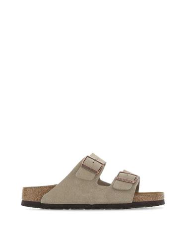 [해외직구][X45]버켄스탁 951303 TAUPE 여성 슬리퍼 샌들 플립플랍 플랫슈즈 Sand leather Arizona slippers