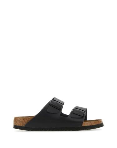 [해외직구][X45]버켄스탁 051193 BLACK 여성 슬리퍼 샌들 플립플랍 플랫슈즈 Black leather Arizona slippers