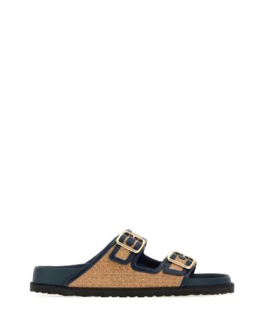 [해외직구][X45]버켄스탁 1032438 RAFFIANAVY 남성 슬리퍼 샌들 플립플랍 조리 Raffi Arizona slippers