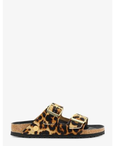 [해외직구][N85]버켄스탁 1032839 여성 슬리퍼 샌들 뮬 BIRKENSTOCK Arizona pony skin sandals with animal print
