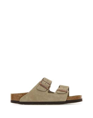 [해외직구][X45]버켄스탁 051463 TAUPE 여성 슬리퍼 샌들 플립플랍 플랫슈즈 Grey suede Arizona slippers