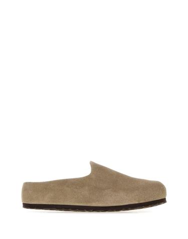 [해외직구][X45]버켄스탁 1032550 TAUPE 여성 슬리퍼 샌들 플립플랍 플랫슈즈 Dove grey suede Amsterdam slippers
