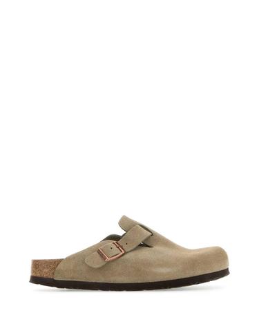 [해외직구][X45]버켄스탁 060463 TAUPE 여성 슬리퍼 샌들 플립플랍 플랫슈즈 Dove grey suede Boston slippers