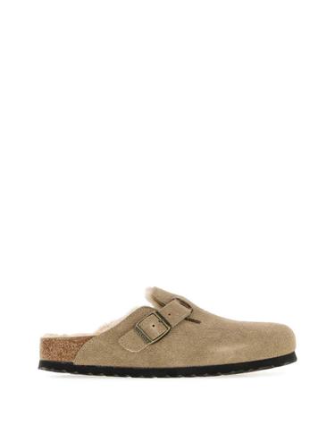 [해외직구][X45]버켄스탁 1028299 TAUPE 여성 슬리퍼 샌들 플립플랍 플랫슈즈 Sand suede Boston slippers