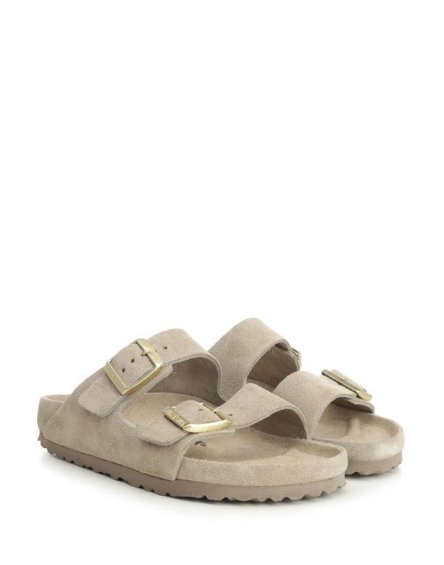 버켄스탁 [해외직구][A94]버켄스탁 1018443TAUPE 공용 샌들 슬리퍼 BIRKENSTOCK BIRKENSTOCK Arizona Suede Sandal 착용컷