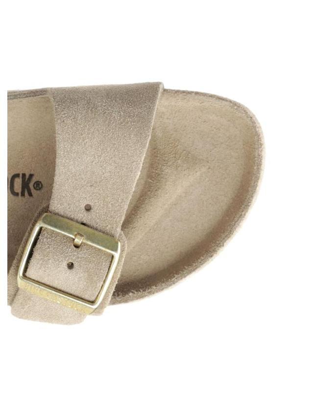 버켄스탁 [해외직구][A94]버켄스탁 1018443TAUPE 공용 샌들 슬리퍼 BIRKENSTOCK BIRKENSTOCK Arizona Suede Sandal 착용컷