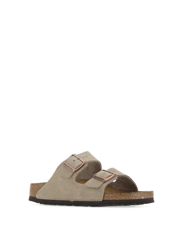 버켄스탁 [해외직구][X45]버켄스탁 951303 TAUPE 여성 슬리퍼 샌들 플립플랍 플랫슈즈 Sand leather Arizona slippers 착용컷