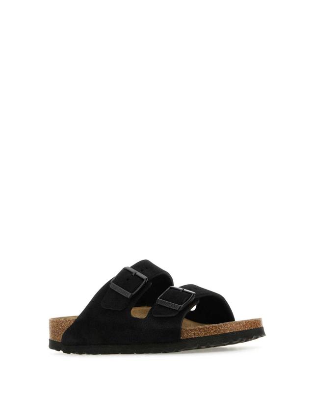 버켄스탁 [해외직구][X45]버켄스탁 1027164 BLACK 여성 슬리퍼 샌들 플립플랍 플랫슈즈 Black suede Arizona slippers 착용컷