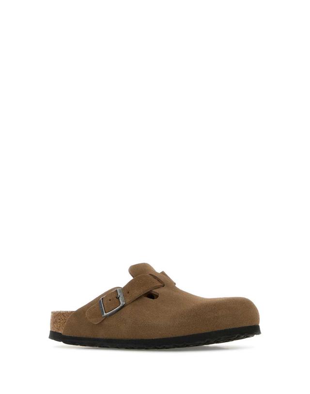 버켄스탁 [해외직구][X45]버켄스탁 1030861 DARKTEA 여성 슬리퍼 샌들 플립플랍 플랫슈즈 Brown suede Boston slippers 착용컷