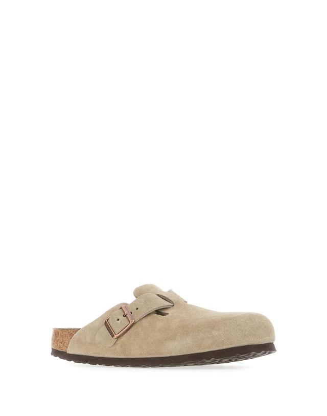 버켄스탁 [해외직구][W63]버켄스탁 560773 TAUPE 남성 슬리퍼 뮬 샌들 Ciabatte Boston in camoscio 착용컷