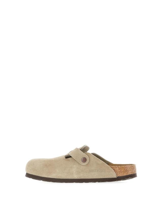 버켄스탁 [해외직구][W63]버켄스탁 560773 TAUPE 남성 슬리퍼 뮬 샌들 Ciabatte Boston in camoscio 착용컷