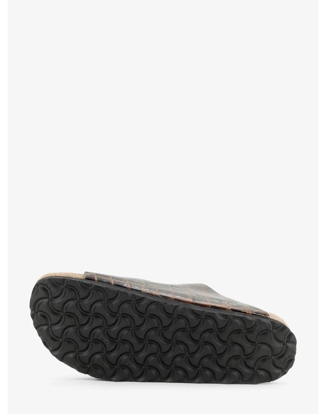 버켄스탁 [해외직구][N85]버켄스탁 1032864 여성 슬리퍼 샌들 뮬 BIRKENSTOCK Arizona leather sandals with crocodile print 착용컷