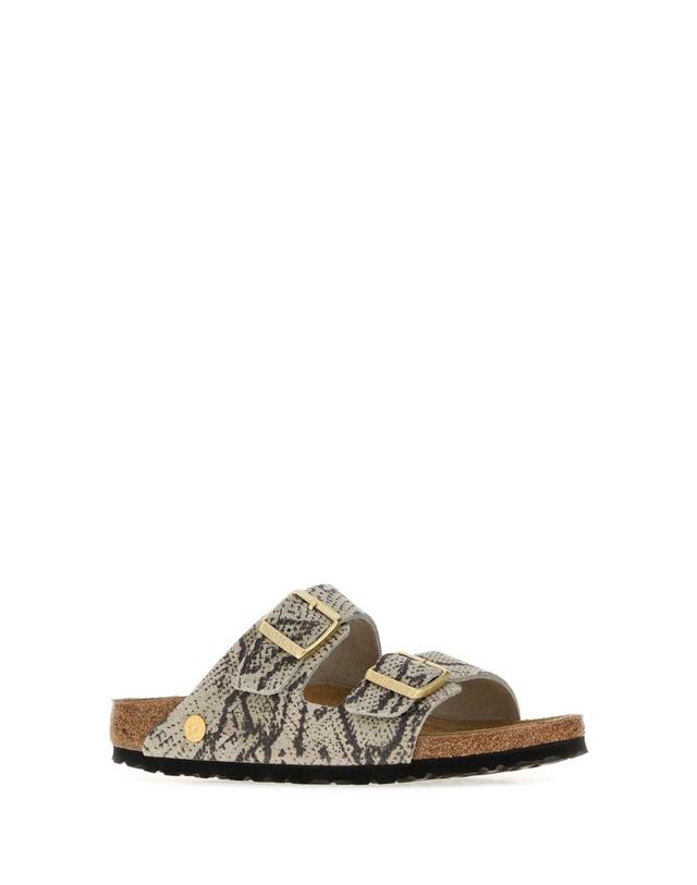 버켄스탁 [해외직구][X45]버켄스탁 1033065 SNAKE 여성 슬리퍼 샌들 플립플랍 플랫슈즈 Printed suede Arizona slippers 착용컷