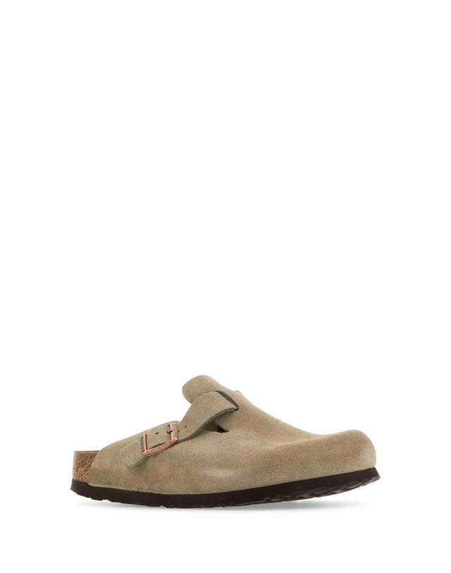 버켄스탁 [해외직구][X45]버켄스탁 060463 TAUPE 여성 슬리퍼 샌들 플립플랍 플랫슈즈 Dove grey suede Boston slippers 착용컷