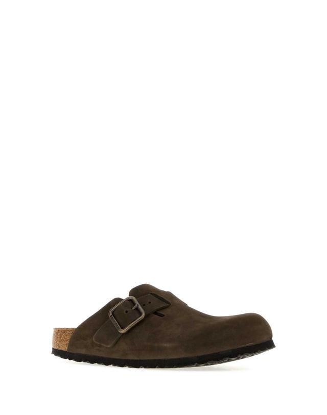 버켄스탁 [해외직구][X45]버켄스탁 1032762 MOCCA 여성 슬리퍼 샌들 플립플랍 플랫슈즈 Dark brown suede Boston slippers 착용컷