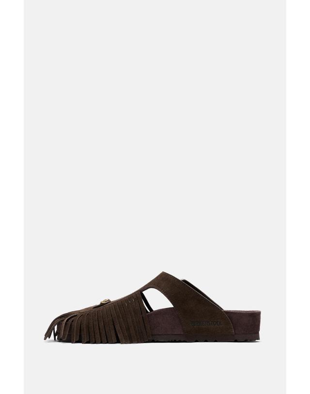 버켄스탁 [해외직구][G95]버켄스탁 WS4F0059AP12SM1512 여성 샌들 조리 슬리퍼 뮬 BIRKENSTOCK 1774 X ETRO GIZEH LONG FRINGES LEVE EXQ 착용컷