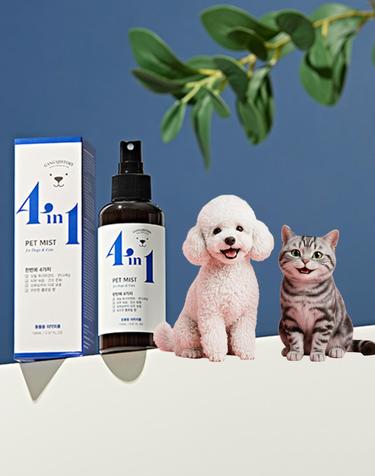 [강아지스토리] 강아지 고양이 미스트 피부 보습제 에센스 향수 컨디셔너 비듬 각질 제거