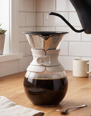 보덤 푸어오버 커피메이커 영구필터 1.0L 오프화이트