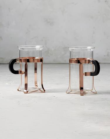 보덤 샹보르 커피 글라스 300ml 2P 코퍼