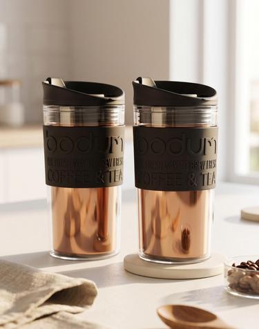 보덤 트래블머그 350ML 1+1(블랙)