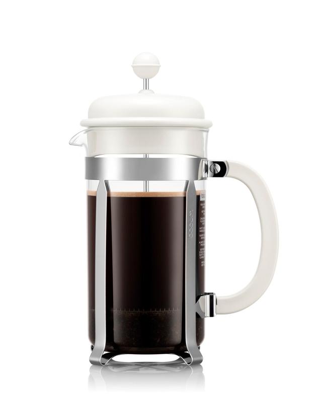 보덤 보덤 카페티에라 프렌치프레스 커피메이커 1.0L 8컵 오프화이트 착용컷