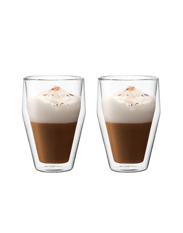 보덤 보덤 티틀리스 더블월 글라스 350ml 2P 투명 착용컷