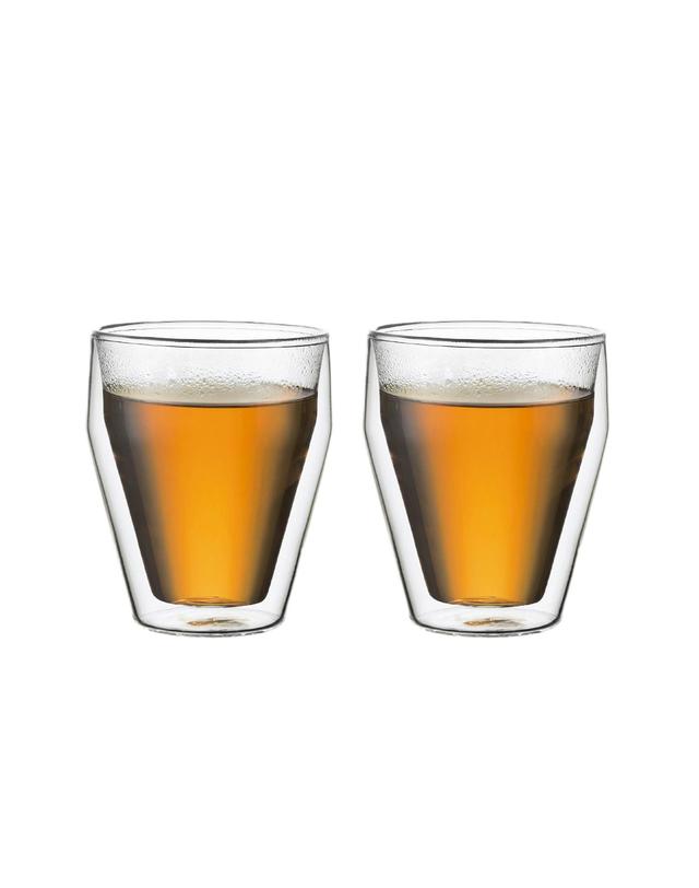 보덤 보덤 티틀리스 더블월 글라스 250ml 2P 투명 착용컷