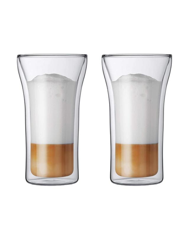 보덤 보덤 아삼 더블월 글라스 400ml 2P 투명 착용컷