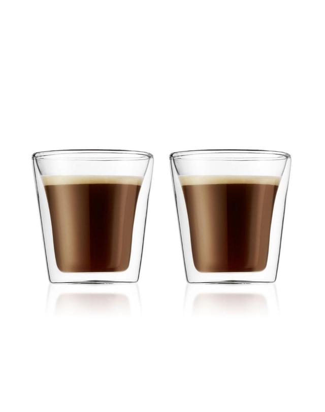 보덤 보덤 캔틴 더블월 글라스 100ml 2P 투명 착용컷