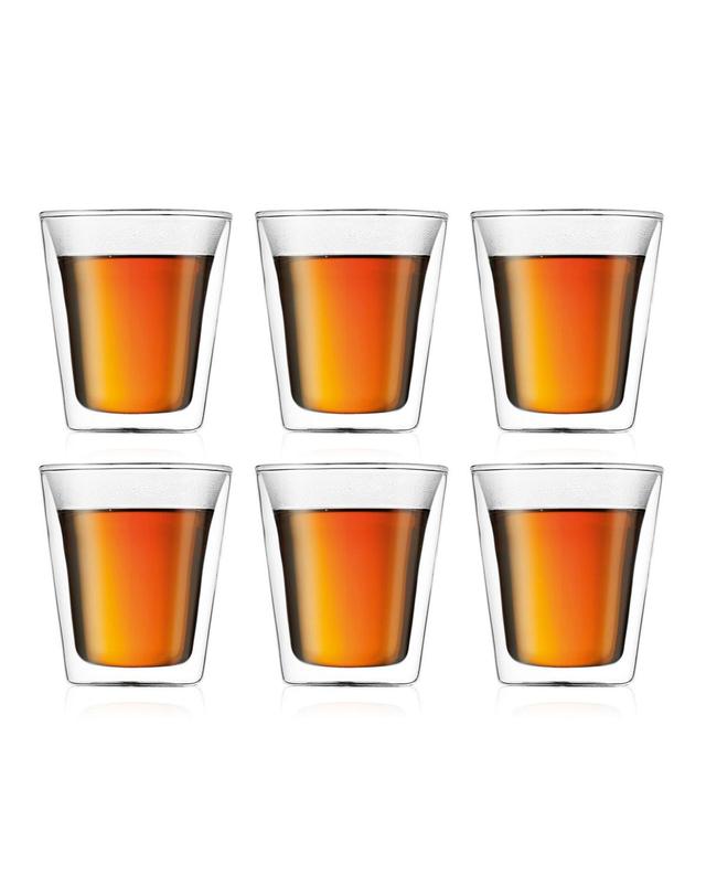 보덤 보덤 캔틴 더블월 글라스 200ml 6P 투명 착용컷