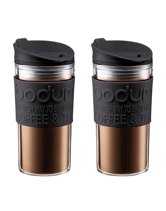 보덤 보덤 트래블머그 350ML 1+1(블랙) 착용컷