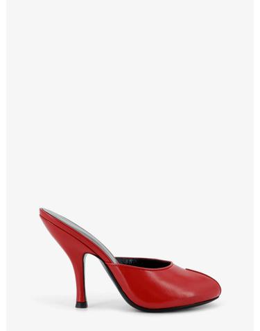 [해외직구][N85]JUDE PS25FHO002RD001LL001 여성 슬리퍼 샌들 뮬 JUDE Leather Date Mule Sandals