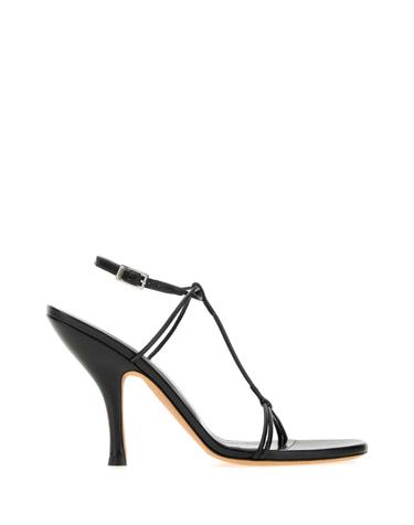 [해외직구][X45]JUDE PS25FHO007BK001L L001 여성 샌들 슬리퍼 샌들힐 플립플랍 샌들힐 Black leather Mixer sandals