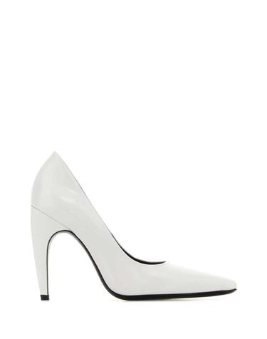 [해외직구][X45]JUDE PS25HC005WH001C L018 여성 펌프스 슬링백 하이힐 스트랩힐 White leather Fame pumps