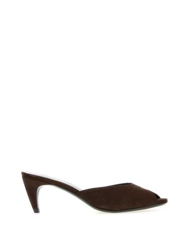 [해외직구][X45]JUDE PF26HO006BR001C L025 여성 펌프스 슬링백 하이힐 스트랩힐 Chocolate nubuck Cave mules