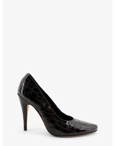[해외직구][N85]JUDE PF26HC020BR009LL028 여성 펌프스 슬링백 하이힐 JUDE Jerry leather decollete with croco print
