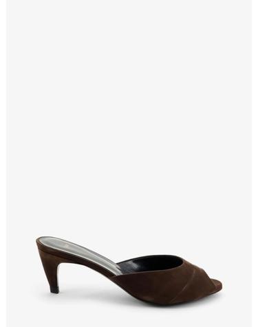 [해외직구][N85]JUDE PF26HO006BR001CL025 여성 슬리퍼 샌들 뮬 JUDE Suede Cave Mule Sandals