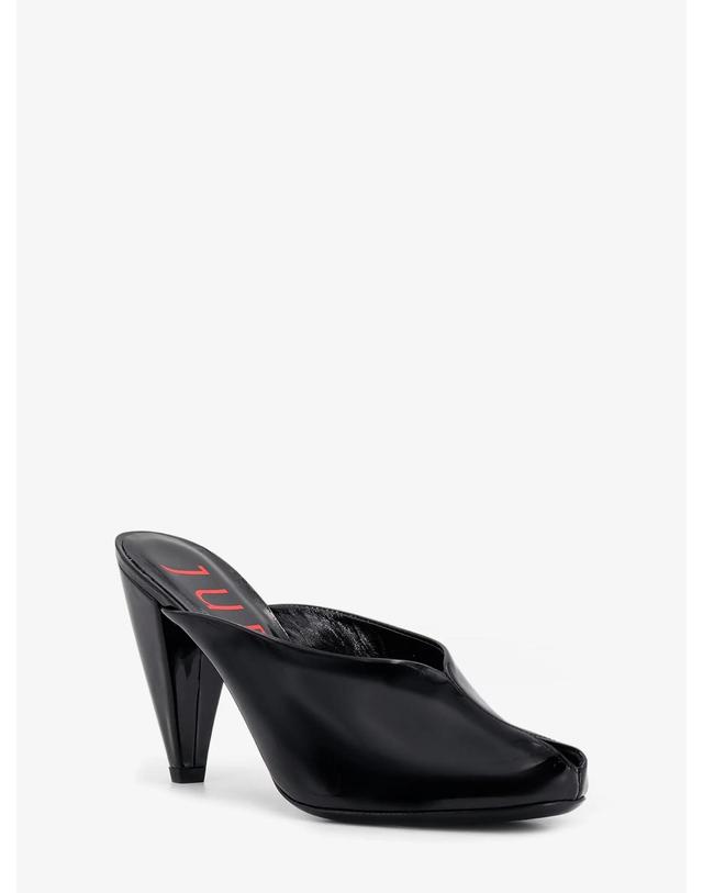 주드 [해외직구][N85]JUDE PS25FHO008BK001CL017 여성 슬리퍼 샌들 뮬 JUDE Paw Mule patent leather sandals 착용컷