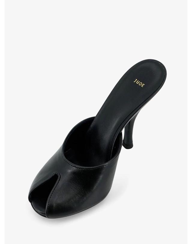 주드 [해외직구][N85]JUDE PS25FO003BK001GL001 여성 슬리퍼 샌들 뮬 JUDE Leather Date Mule sandals 착용컷