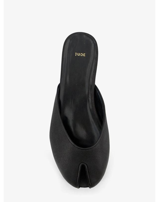 주드 [해외직구][N85]JUDE PS26FO003BR034LL001 여성 슬리퍼 샌들 뮬 JUDE Date Flat leather sandals 착용컷