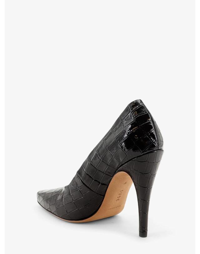 주드 [해외직구][N85]JUDE PF26HC020BR009LL028 여성 펌프스 슬링백 하이힐 JUDE Jerry leather decollete with croco print 착용컷
